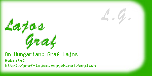 lajos graf business card